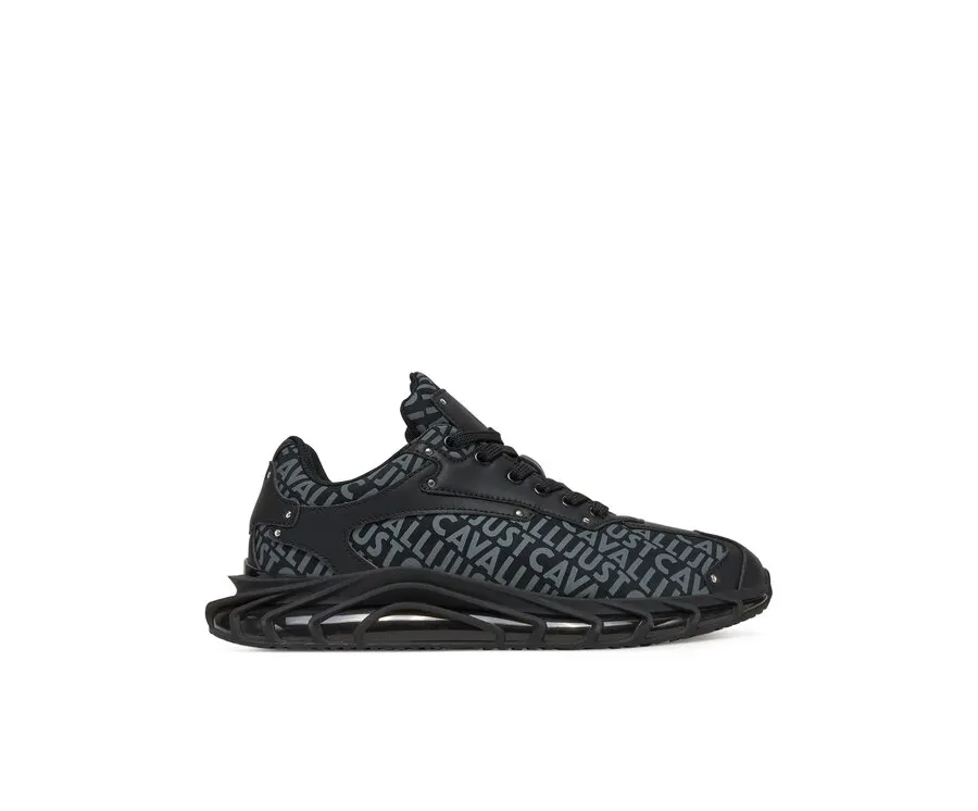 obrazek 1 Just Cavalli Sneakersy 78QA3SQ1 ZSC46 Czarny