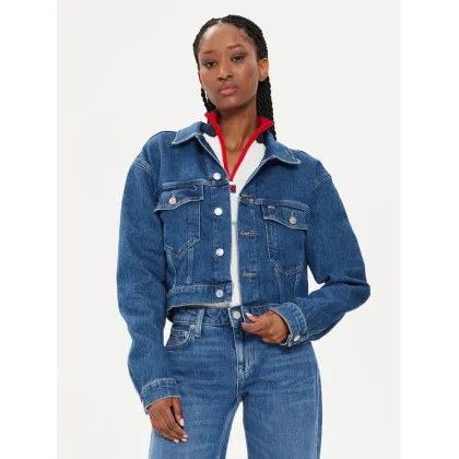 Zdjęcie Tommy Jeans Kurtka jeansowa Claire DW0DW18207 Niebieski Regular Fit