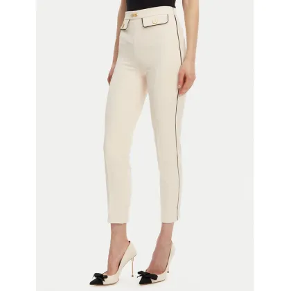 Zdjęcie Elisabetta Franchi Spodnie materiałowe PA-T71-51E2-V360 Écru Regular Fit