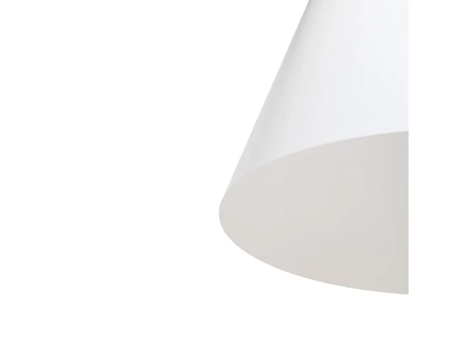 obrazek 2 Stylowa lampa wisząca zewnętrzna w kolorze białym