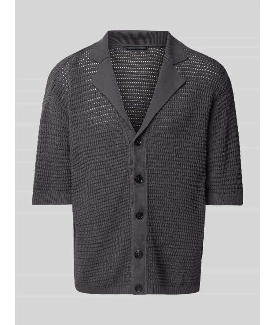obrazek 1 Koszula casualowa o kroju relaxed fit z kołnierzem z połami model ‘RAY’