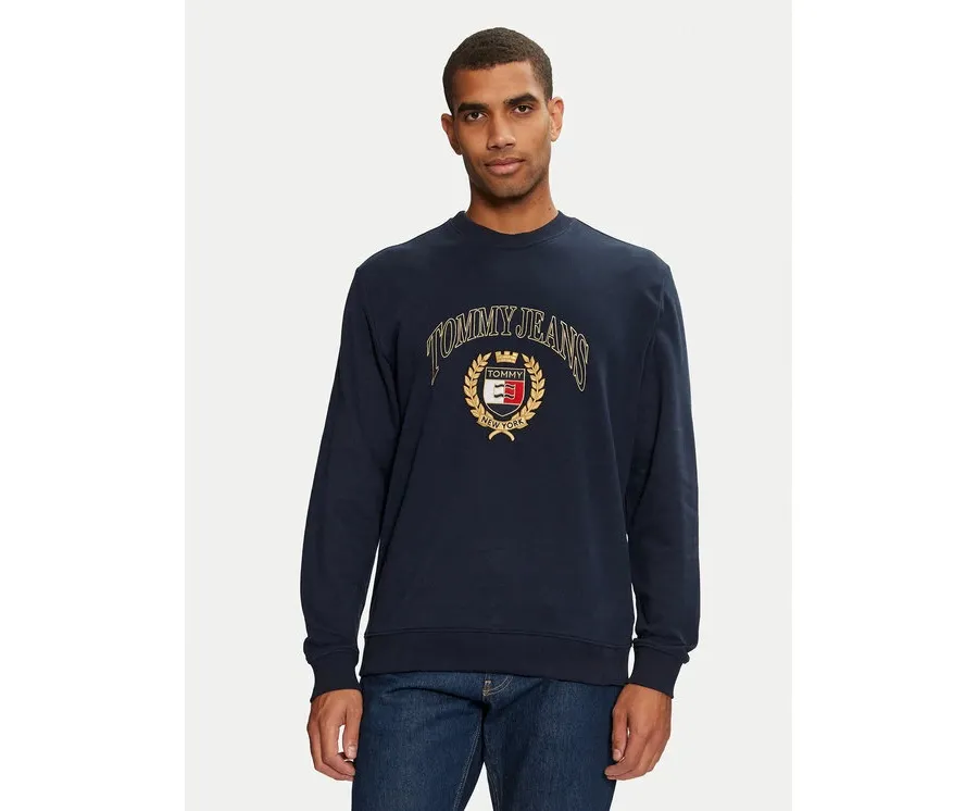 obrazek 1 Tommy Jeans Bluza DM0DM19755 Granatowy Regular Fit