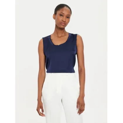 Zdjęcie ViCOLO Bluzka TB0038 Granatowy Regular Fit