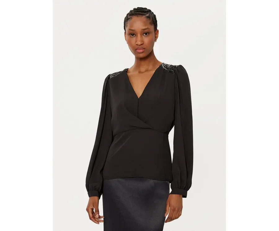 obrazek 1 Rinascimento Bluzka CFC0019730002 Czarny Regular Fit