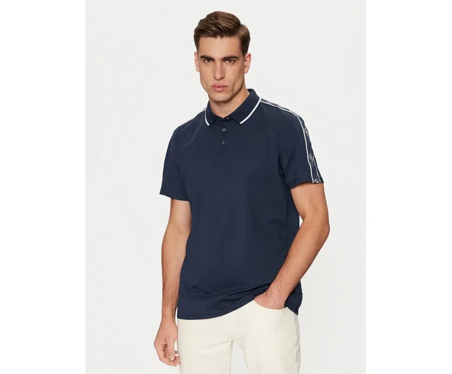 obrazek 1 Guess Polo M4YP40 KARS0 Granatowy Regular Fit