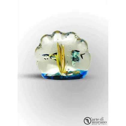 Zdjęcie Zjawiskowe zwierzęta akwariowe ze szkła kryształowego Murano