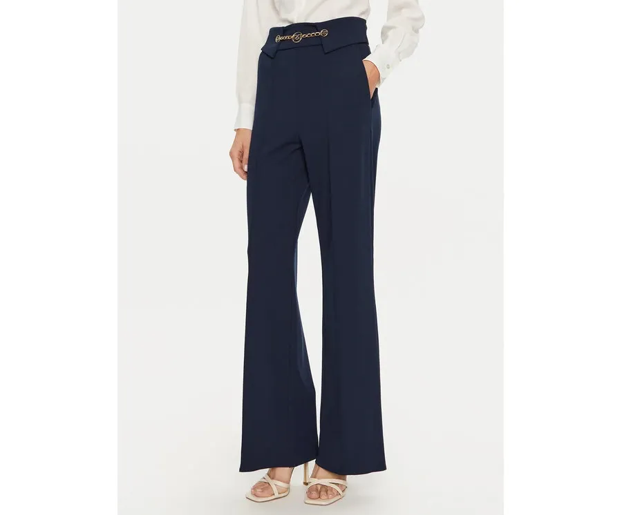 obrazek 1 Rinascimento Spodnie materiałowe CFC0120004003 Granatowy Regular Fit