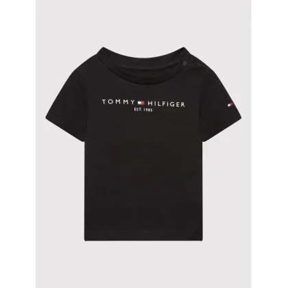 Zdjęcie Tommy Hilfiger T-Shirt Baby Essential KN0KN01487 Czarny Regular Fit