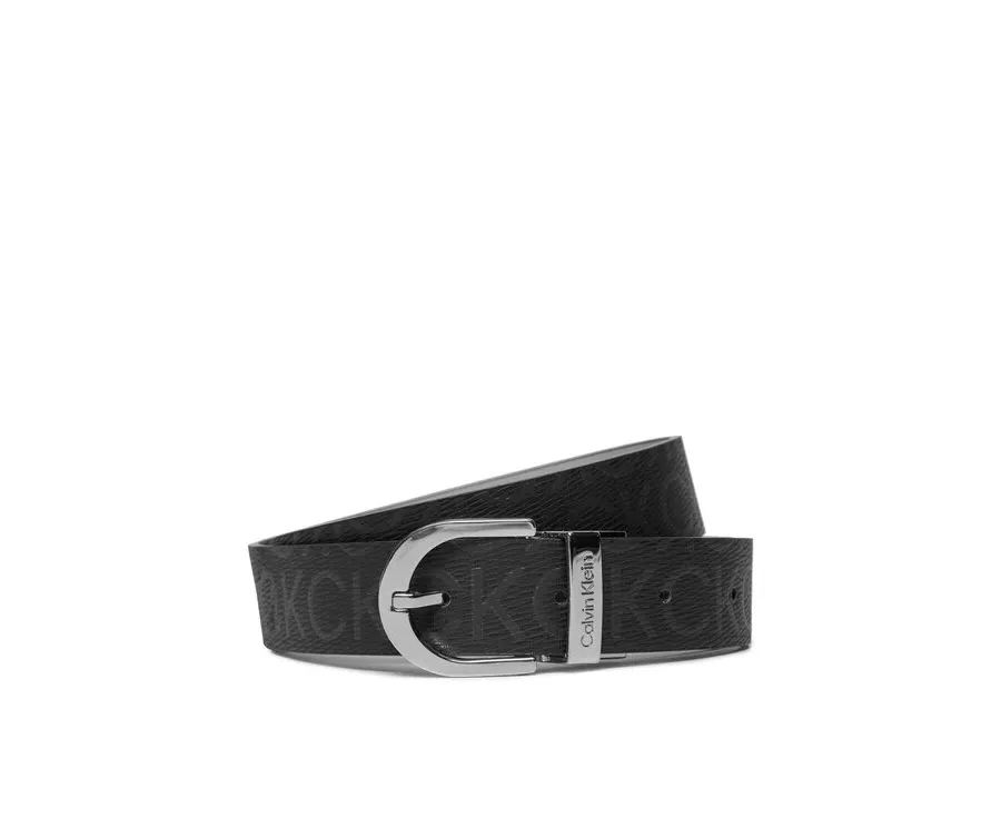 obrazek 1 Calvin Klein Pasek Damski Ck Reversible Belt 3.0 Epi Mono K60K609981 Czarny