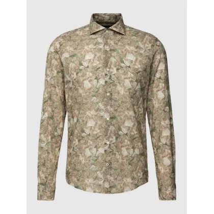 Zdjęcie Koszula casualowa o kroju slim fit z nadrukiem na całej powierzchni