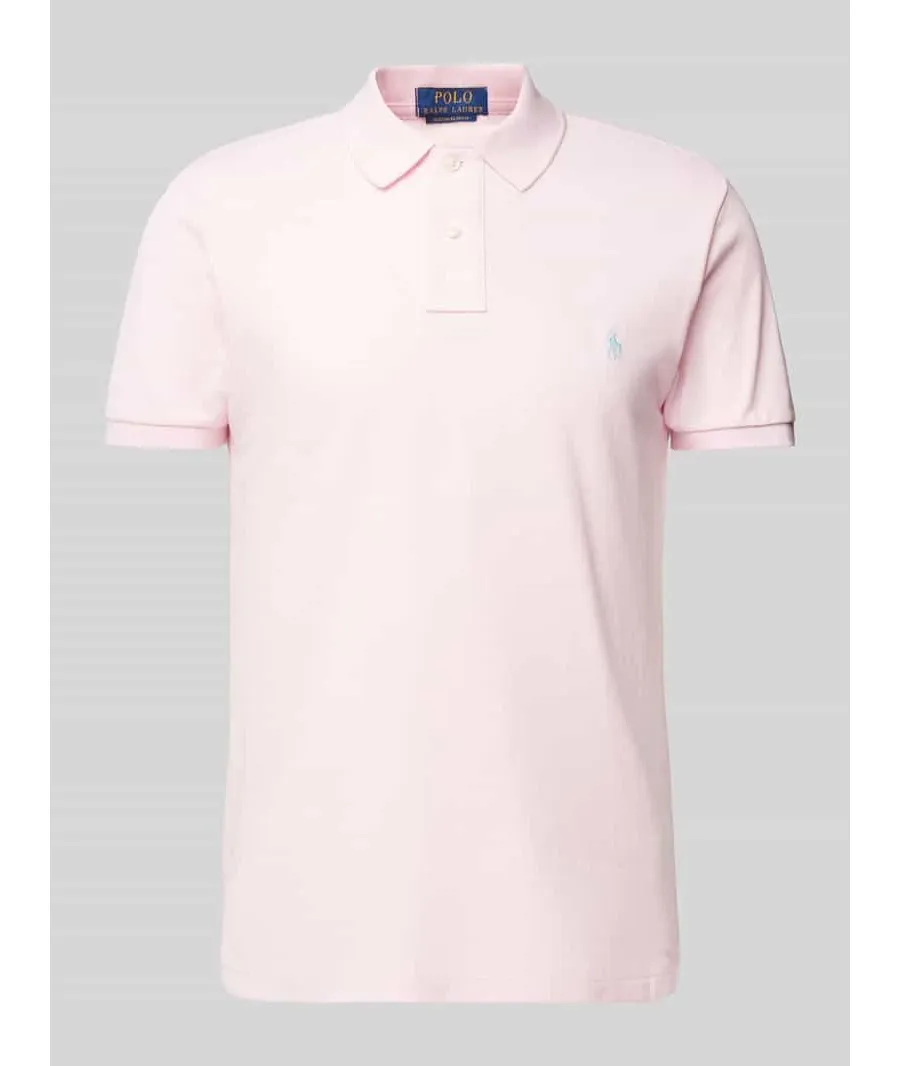obrazek 1 Koszulka polo o kroju custom fit z czystej bawełny