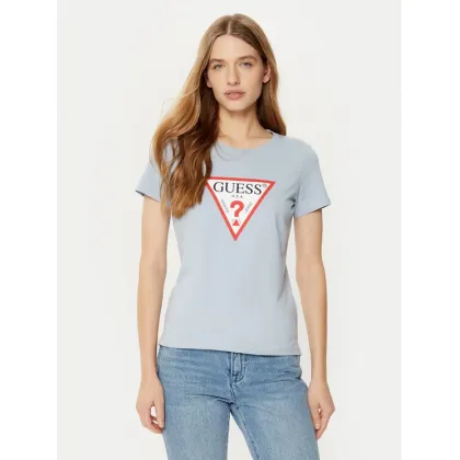Zdjęcie Guess T-Shirt W1YI1B I3Z14 Niebieski Slim Fit