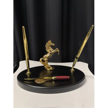 Picture Pegasus - a stand for two pens with a letter opener