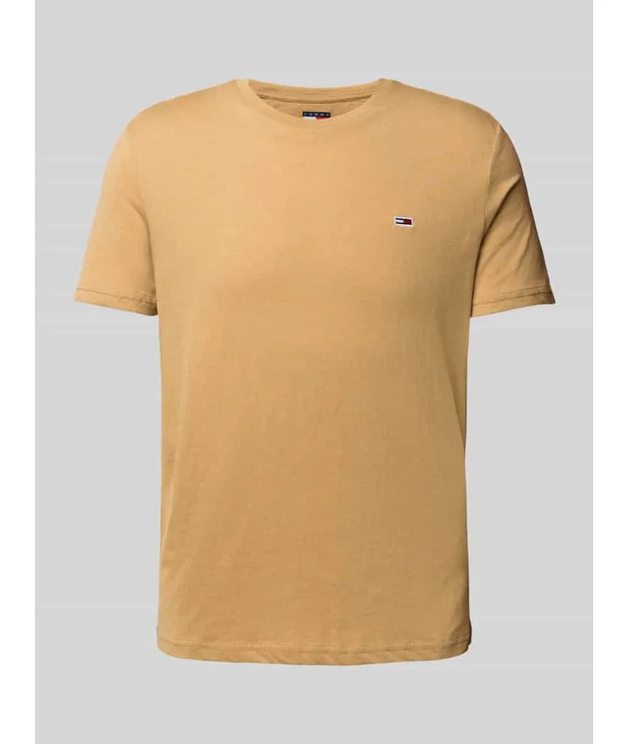 obrazek 1 Tommy Jeans T-Shirt Jaspe DM0DM20363 Beżowy Slim Fit