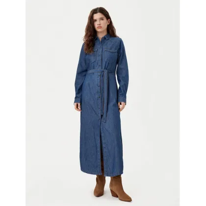 Zdjęcie Noisy May Sukienka koszulowa Sigga 27032159 Granatowy Regular Fit