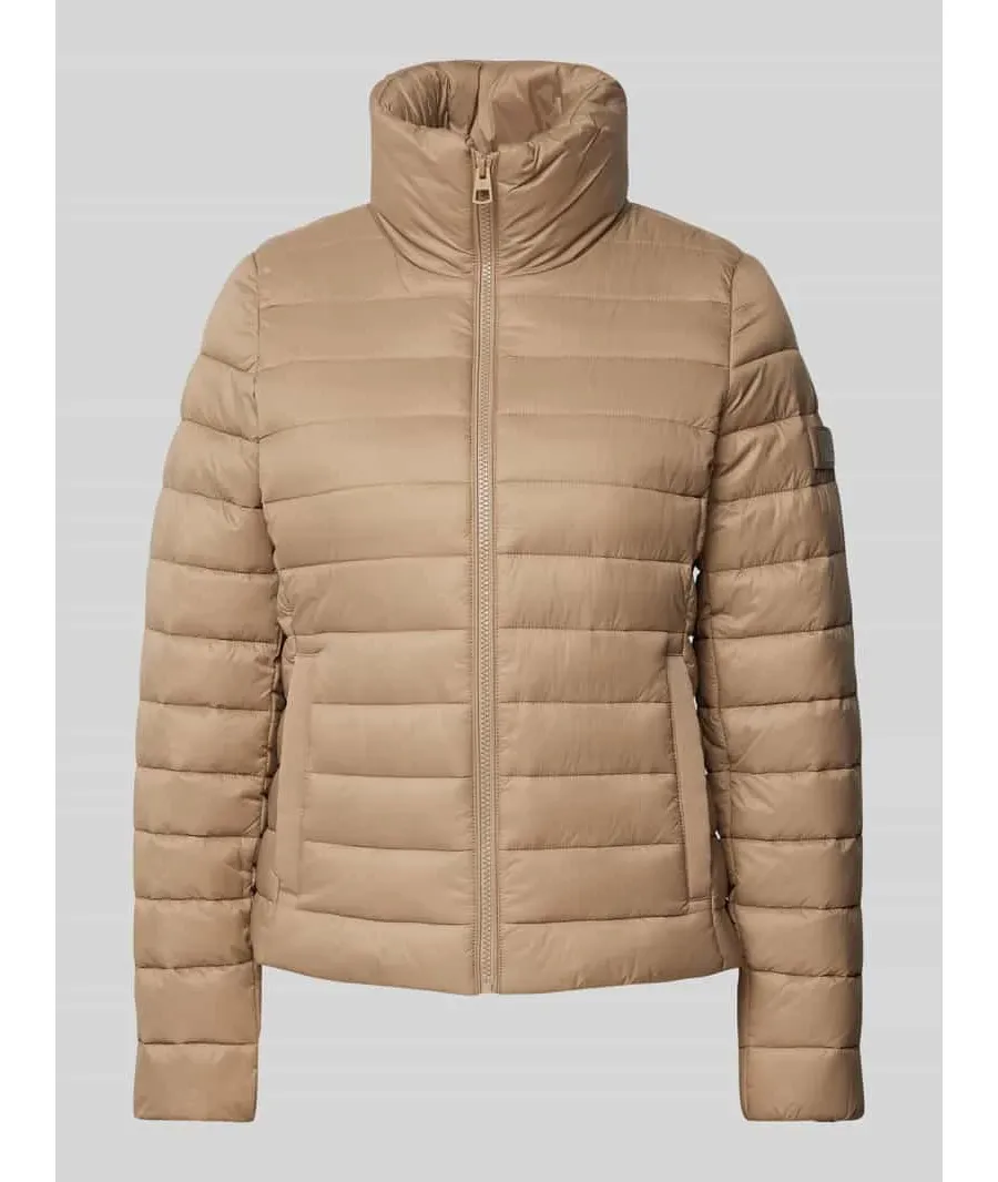 obrazek 1 Kurtka pikowana o kroju slim fit z wysoką stójką