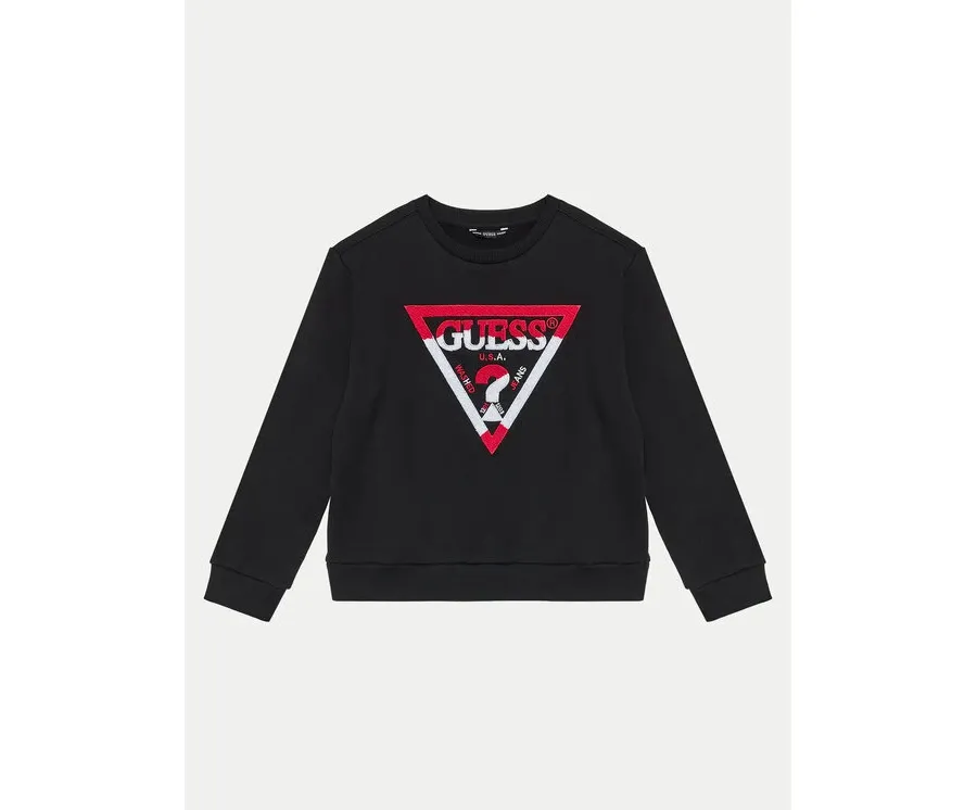 obrazek 1 Guess Bluza L4BQ08 KAD73 Czarny Relaxed Fit