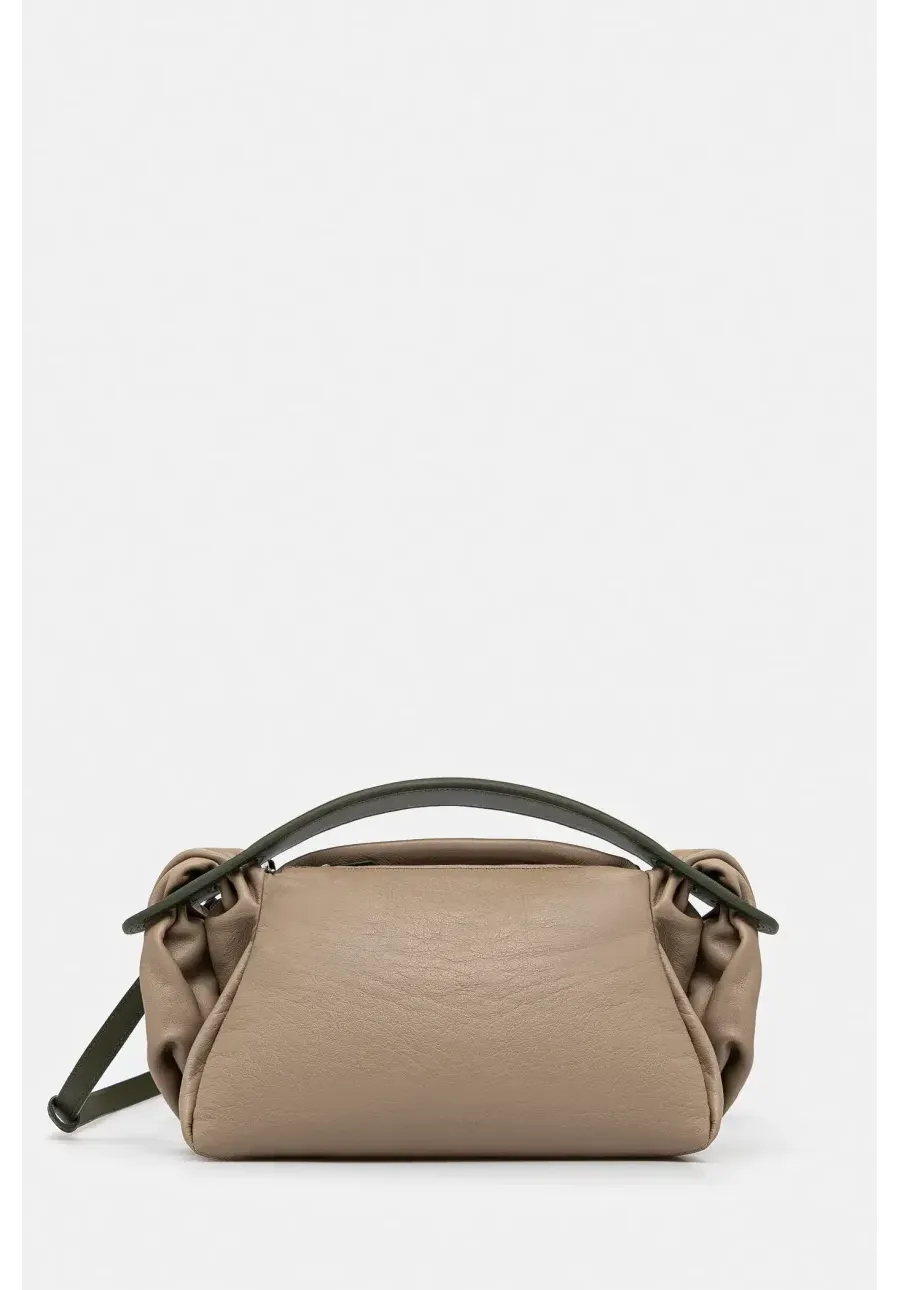 obrazek 1 Kenzo torebka skórzana kolor beżowy FF52SA818L1B.11