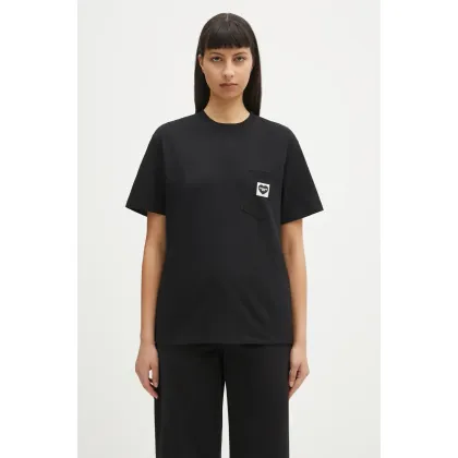 Zdjęcie Carhartt WIP t-shirt bawełniany S/S Pocket Heart T-Shirt damski kolor czarny I032180