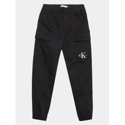 Zdjęcie Calvin Klein Jeans Joggery IB0IB01675 Czarny Regular Fit