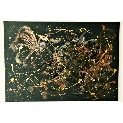 Zdjęcie Metallic, akryl na płótnie