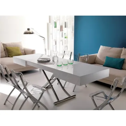 Zdjęcie Wielofunkcyjny, rozkładany, przenośny stół do salonu lub jadalni