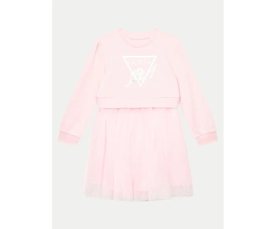 obrazek 1 Guess Sukienka codzienna K4YK09 KB8R0 Różowy Regular Fit
