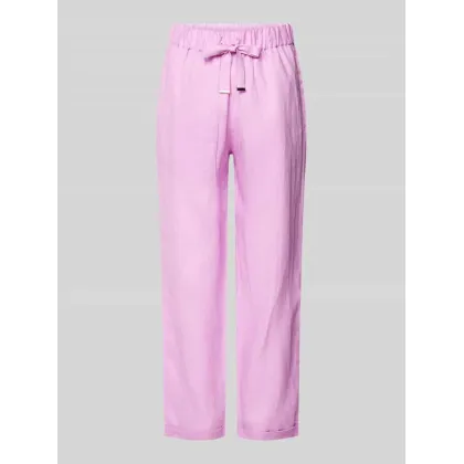 Zdjęcie Spodnie materiałowe o kroju tapered fit z tunelem model ‘Timpa’