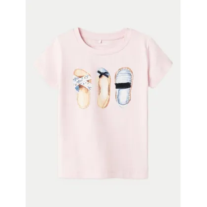 Zdjęcie NAME IT T-Shirt Dessy 13241017 Różowy Standard Fit