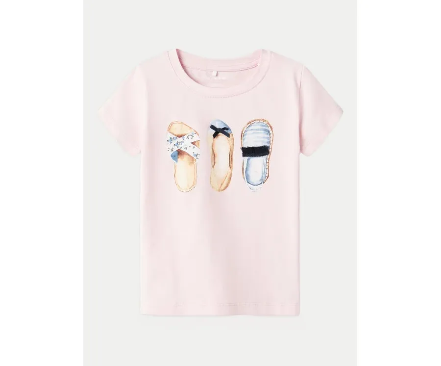 obrazek 1 NAME IT T-Shirt Dessy 13241017 Różowy Standard Fit