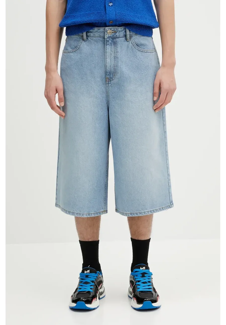 obrazek 1 Ader Error szorty jeansowe Apparel-Bottom męskie kolor niebieski BN42FYJE0201SB