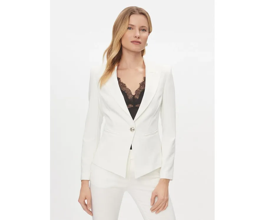 obrazek 1 Rinascimento Marynarka CFC0117699003 Biały Regular Fit