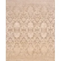 Picture Beige carpet handmade from India - Jordan