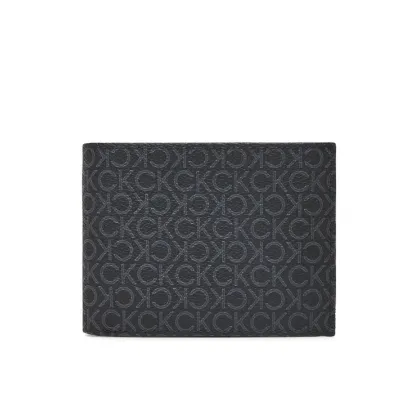 Zdjęcie Calvin Klein Portfel męski Classic Mono Trifold 10Cc W/Coin K50K512855 Czarny