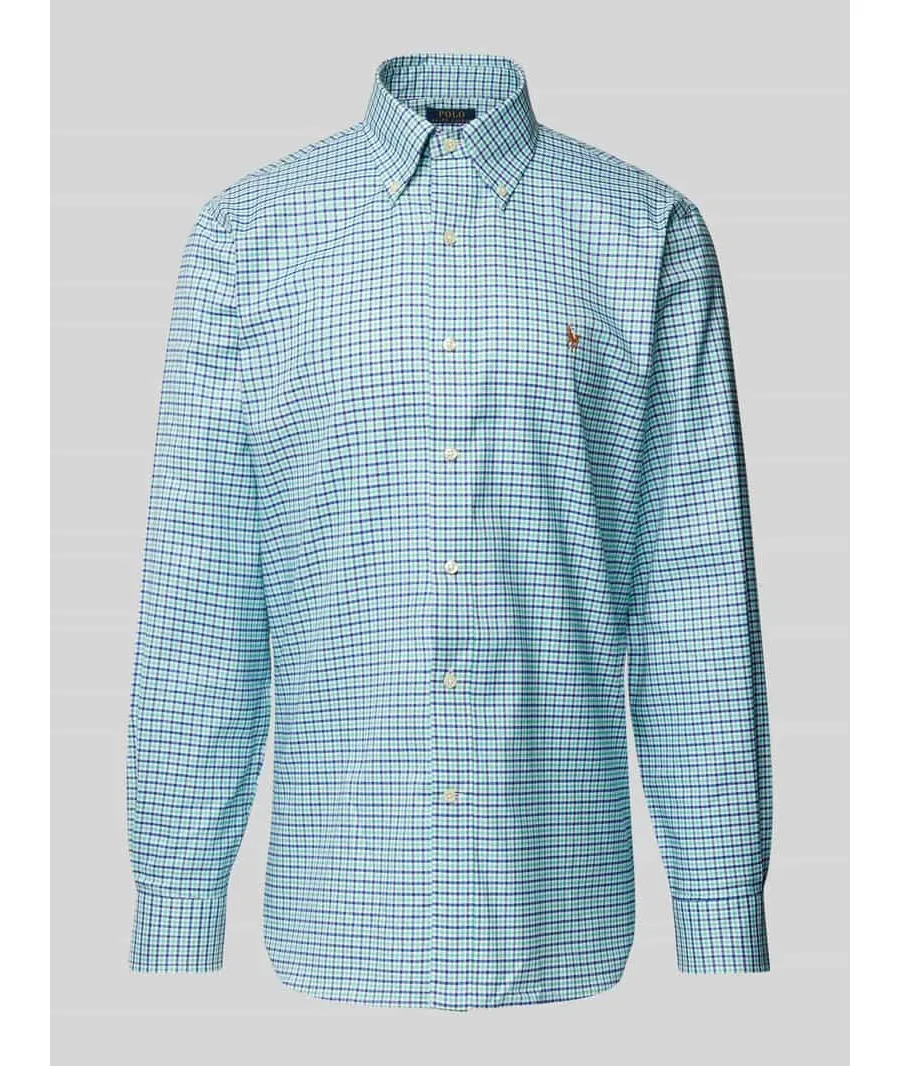 obrazek 1 Koszula casualowa o kroju regular fit z kołnierzykiem typu button down