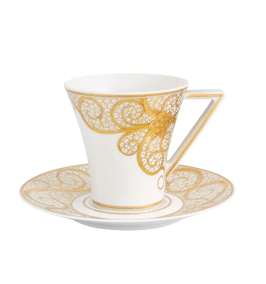 obrazek 1 Stylowa porcelanowa filiżanka do herbaty Mouraria ze spodkiem - Vista Alegre