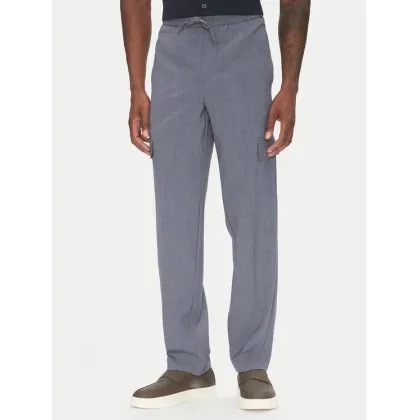 Zdjęcie Lindbergh Spodnie materiałowe 30-01112A Niebieski Relaxed Fit