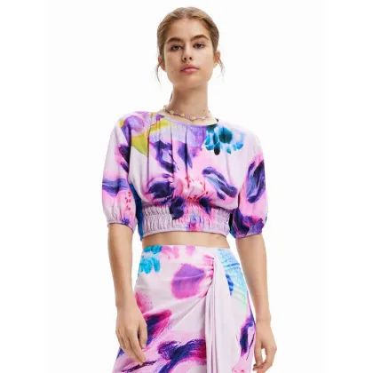 Zdjęcie Desigual Bluzka MONSIEUR CHRISTIAN LACROIX Rina 23SWBW15 Fioletowy Regular Fit