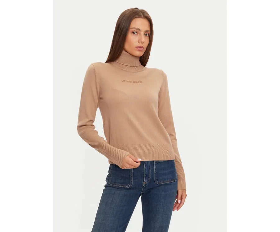 obrazek 1 Guess Jeans Golf W4BR15 Z3HO2 Beżowy Regular Fit