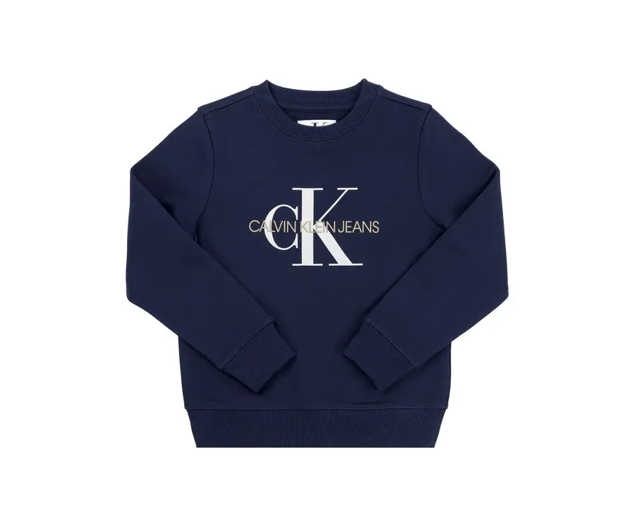obrazek 1 Calvin Klein Jeans Bluza Monogram Logo IU0IU00069 Granatowy Regular Fit