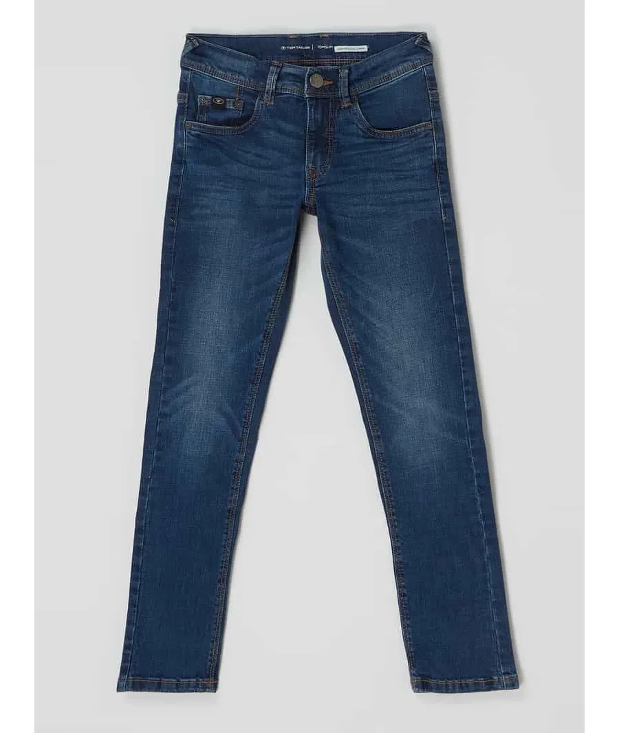 obrazek 1 Jeansy o kroju slim fit z dodatkiem streczu model ‘Tom’