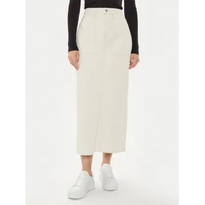 Zdjęcie Calvin Klein Jeans Spódnica jeansowa J20J223886 Écru Regular Fit
