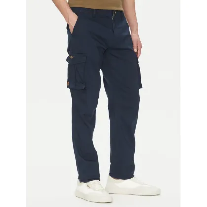 Zdjęcie Aeronautica Militare Spodnie materiałowe 251PA1658CT3511 Granatowy Regular Fit