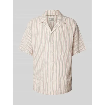 Zdjęcie Koszula casualowa o kroju relaxed fit z kołnierzem z połami