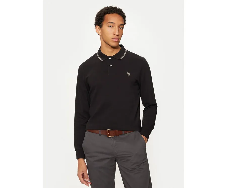 obrazek 1 U.S. Polo Assn. Polo MUP2255 Czarny Regular Fit