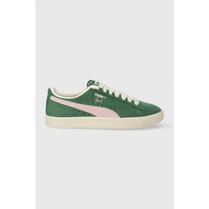 Zdjęcie Puma sneakersy zamszowe Clyde OG kolor zielony 391962