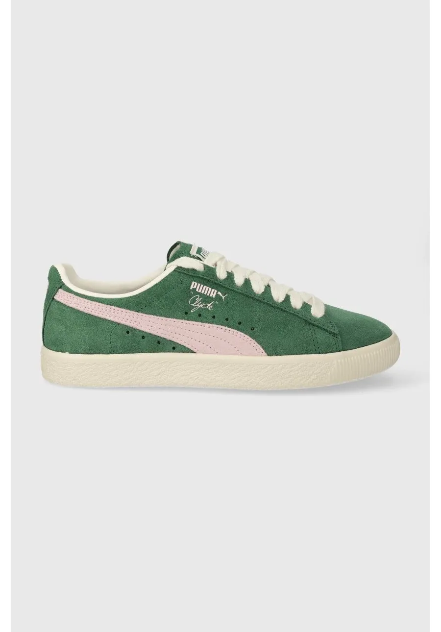 obrazek 1 Puma sneakersy zamszowe  Clyde OG kolor zielony 391962