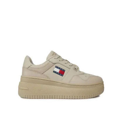 Zdjęcie Tommy Jeans Sneakersy Tjw Retro Basket Flatform Ess EN0EN02506 Beżowy