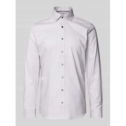 Zdjęcie Koszula biznesowa o kroju slim fit z listwą guzikową