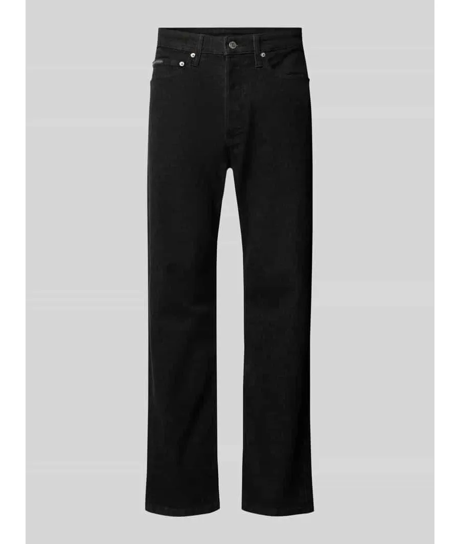 obrazek 1 Calvin Klein Jeans Jeansy J30J326546 Czarny Straight Fit